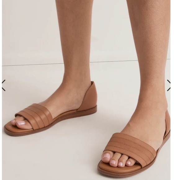 NEW! Madewell Brindle d'Orsay‎ Flat  in tan color size 5 - Picture 13 of 14